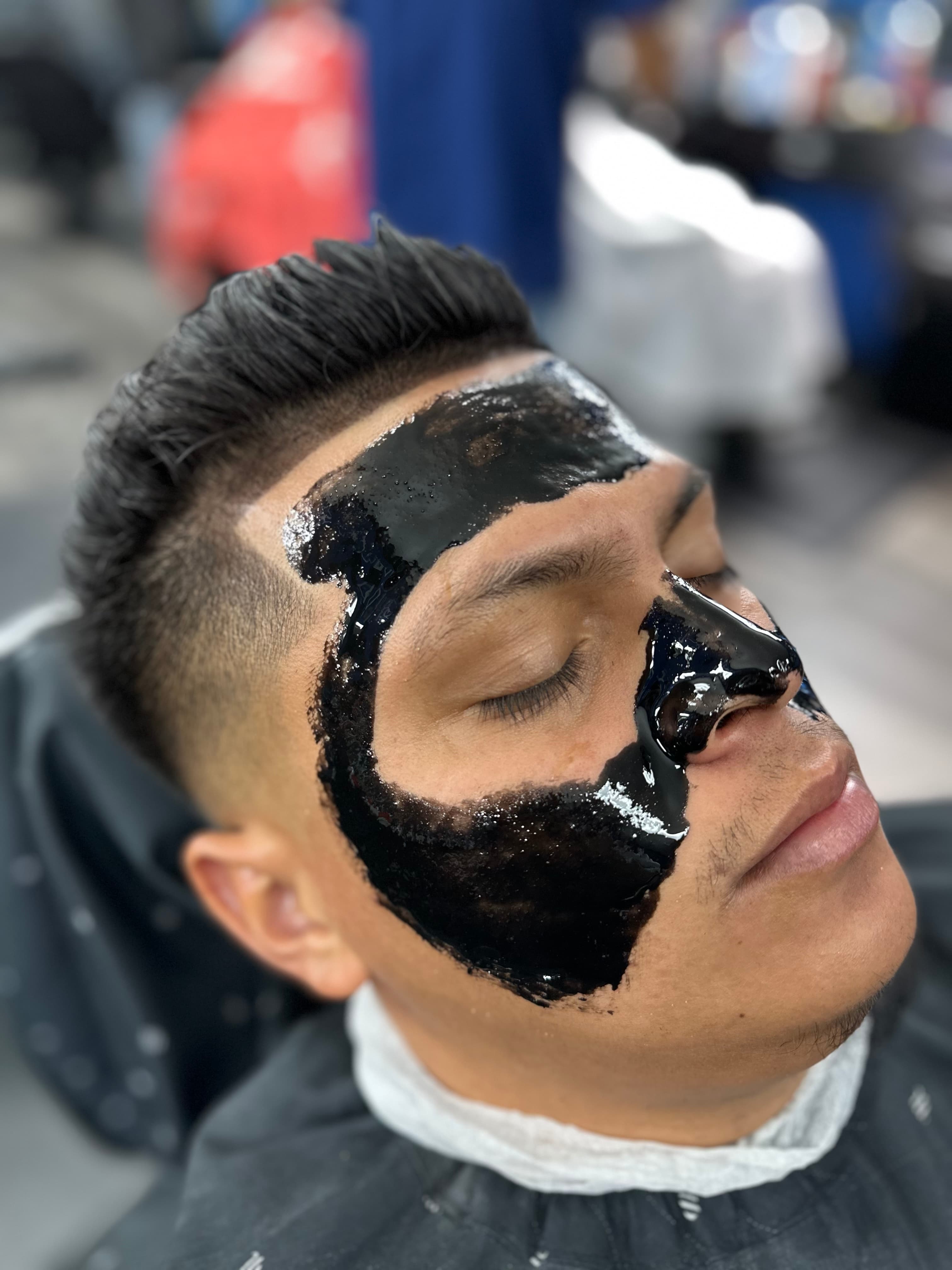 Voluminous pompadour hairstyle